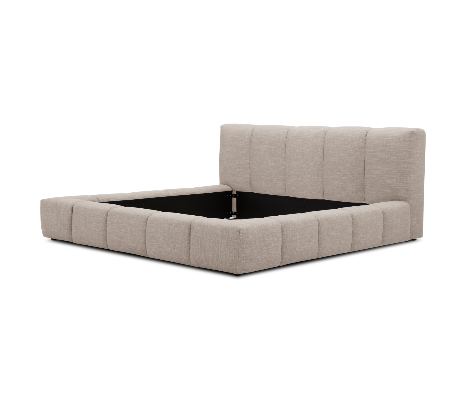 Calabasas Upholstered Bed - Sand Fabric