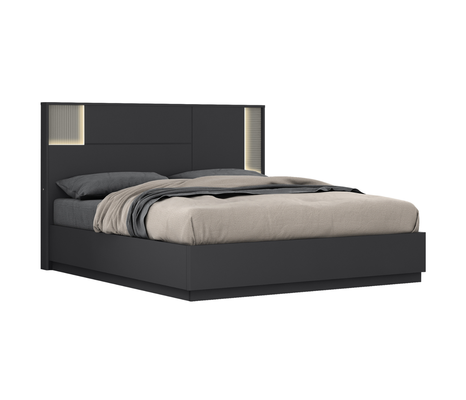 Matteo Bed w/ Led Lights & Lift Storage