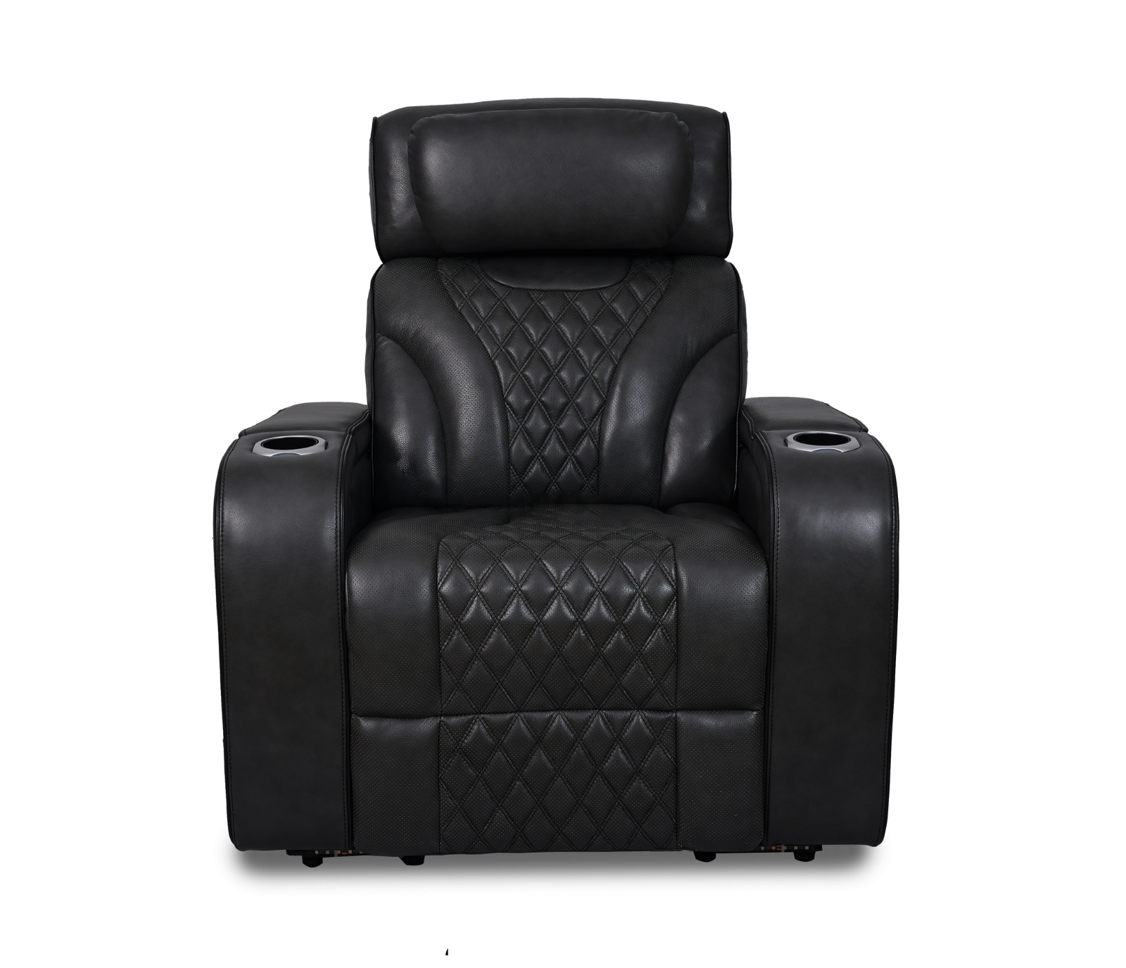 Nexus Chair - Power Reclining w/ Power Headrest - Black Leather