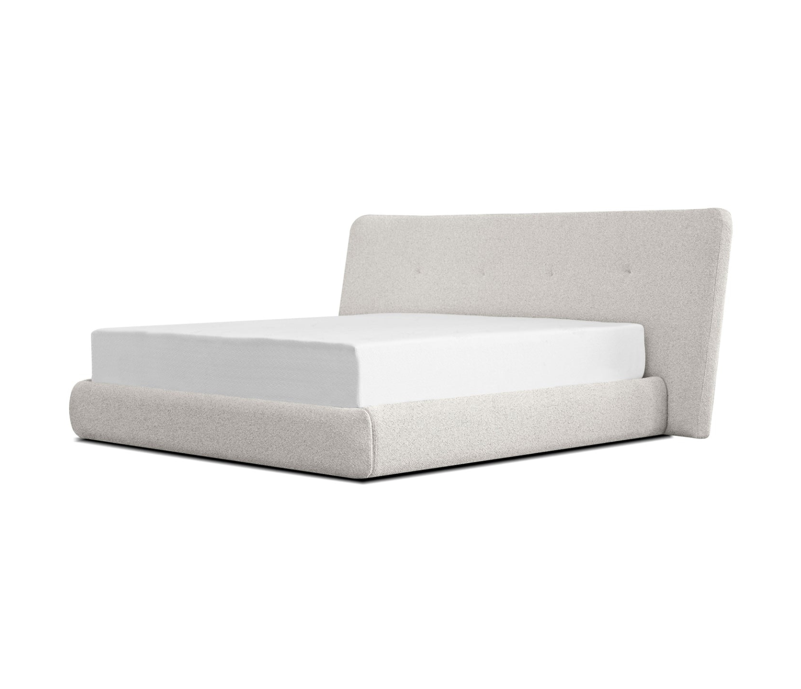 Sensu Upholstered Bed - Gellar Marble Fabric