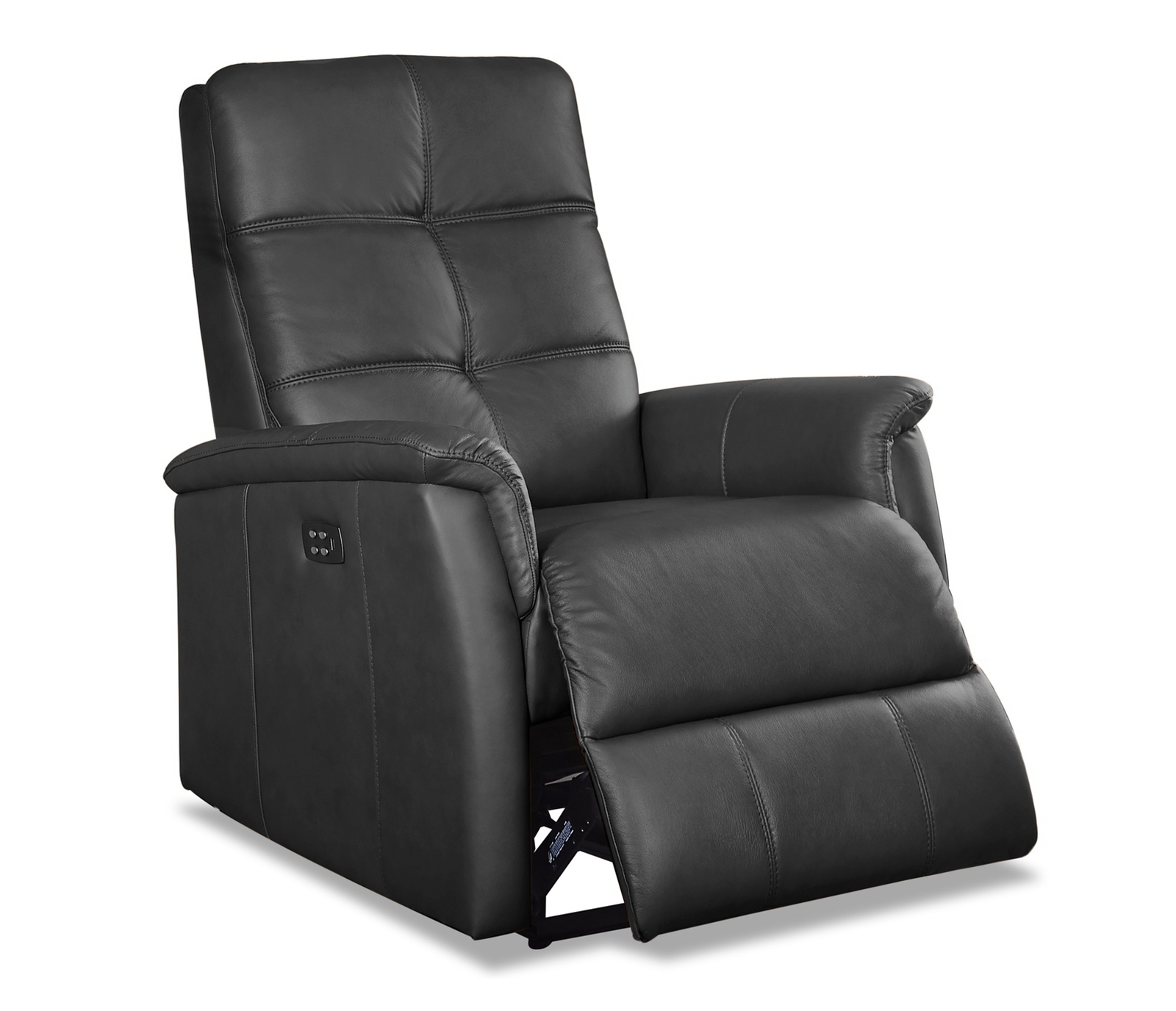 Blake leather power swivel glider recliner with power headrest deals