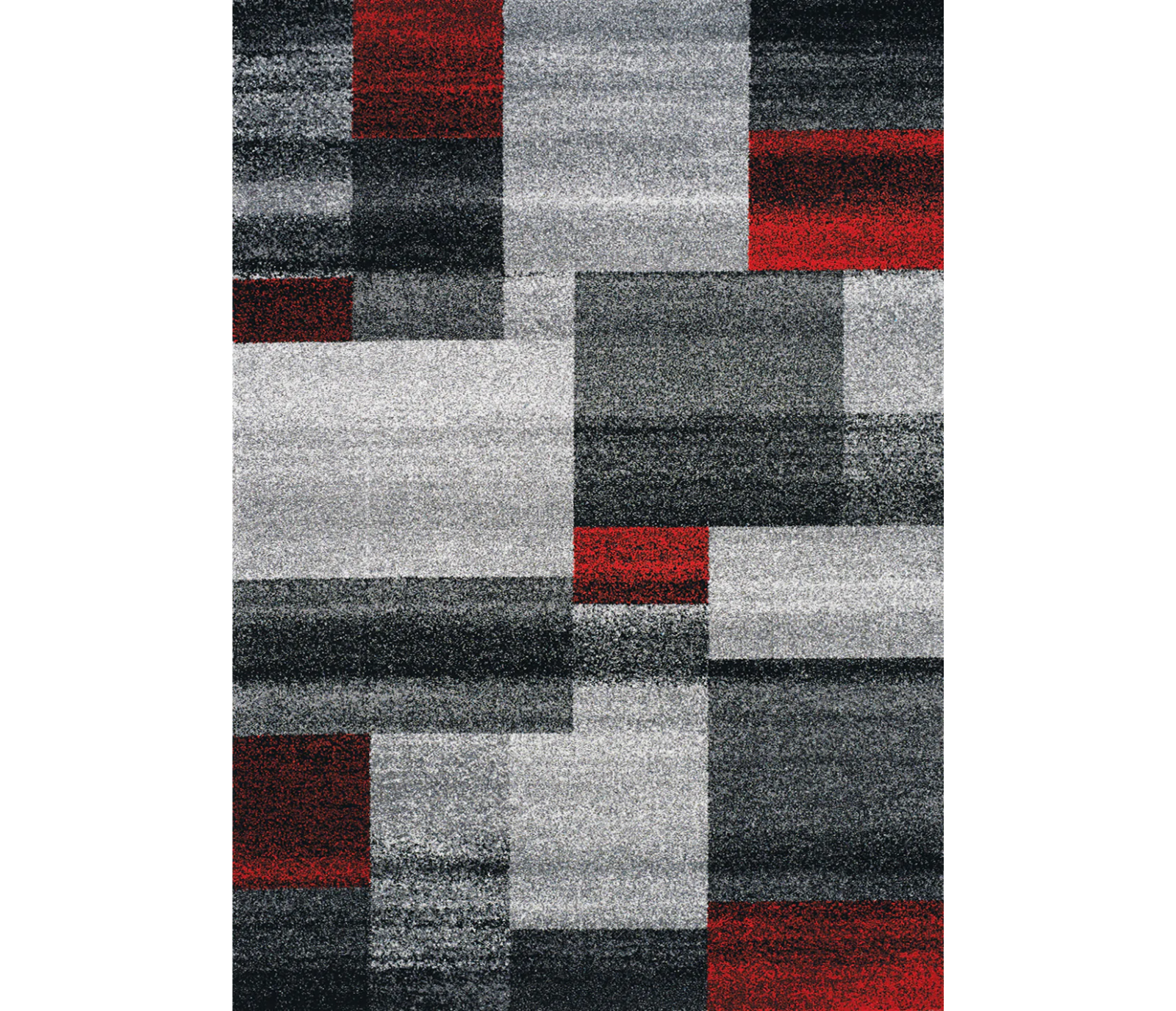 Freemont - Area Rug - Grey / Red