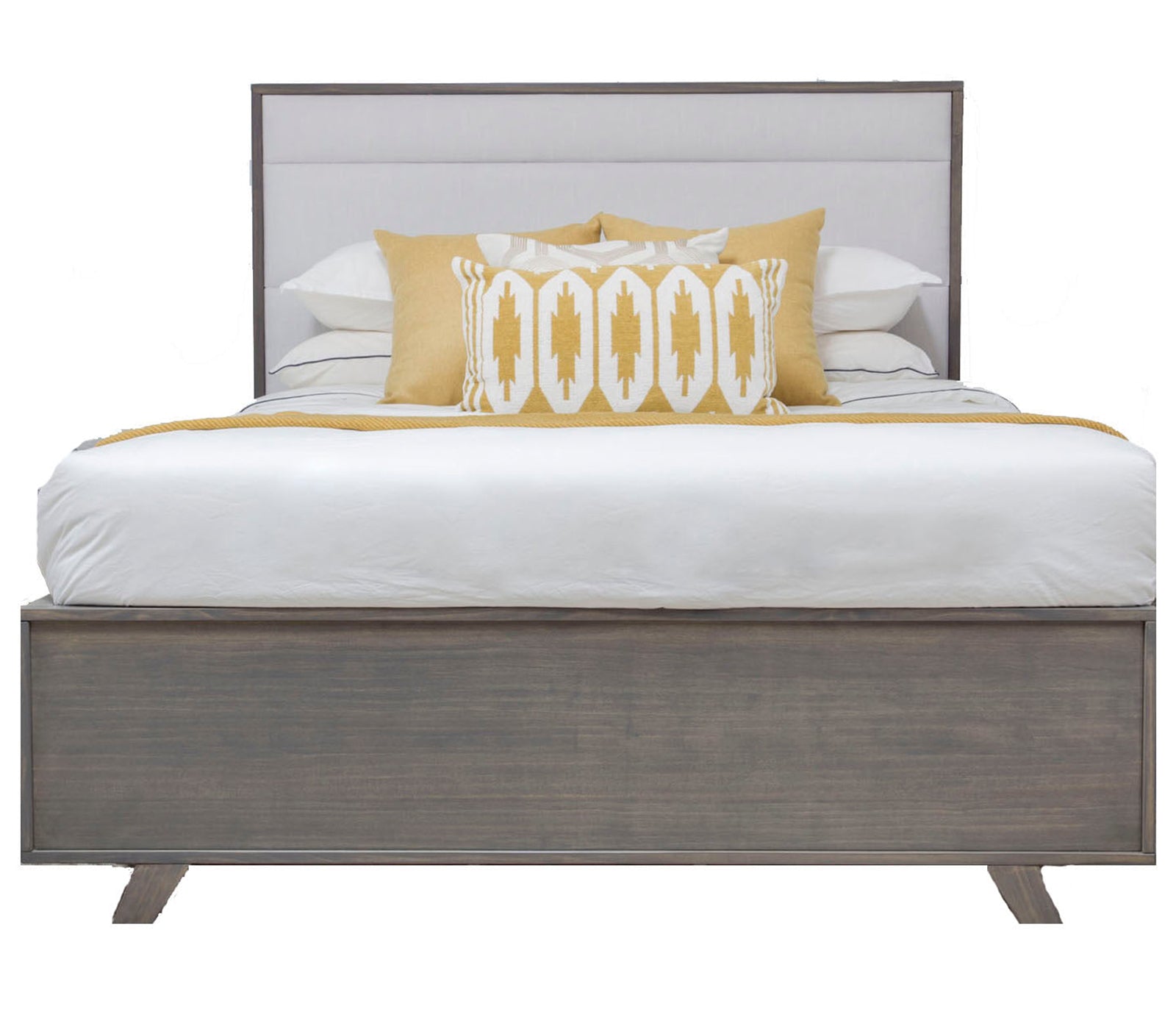 Metro Upholstered Storage Bed - Grey - Custom