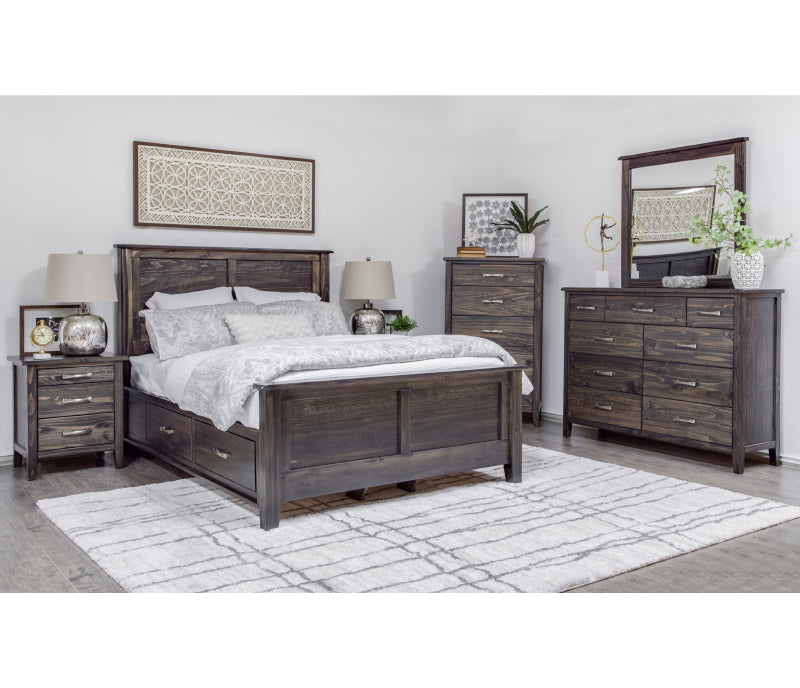 Scarlett Panel Storage Bed - Custom