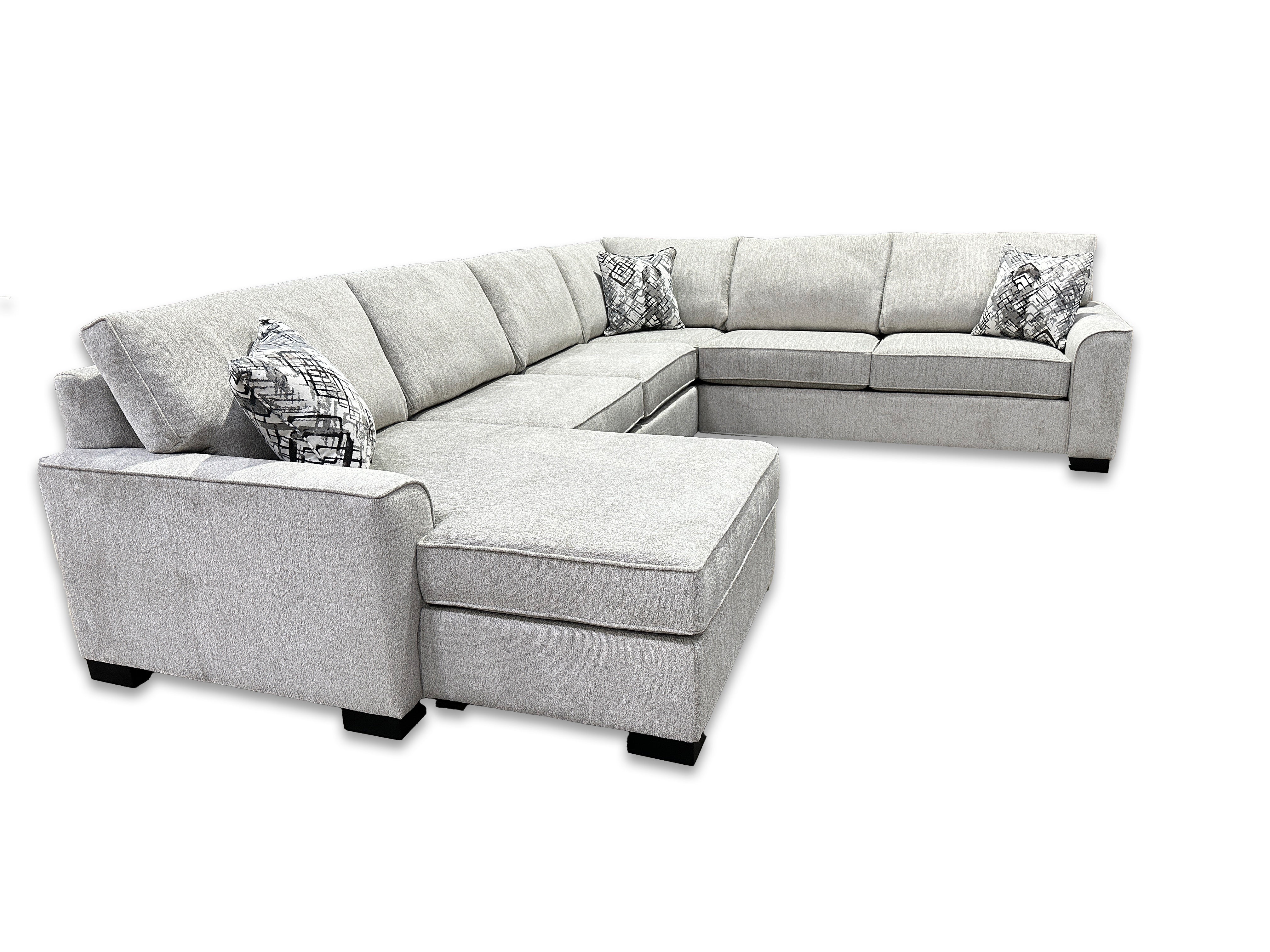 Moberly 4 Piece Sectional - Fabric - Custom