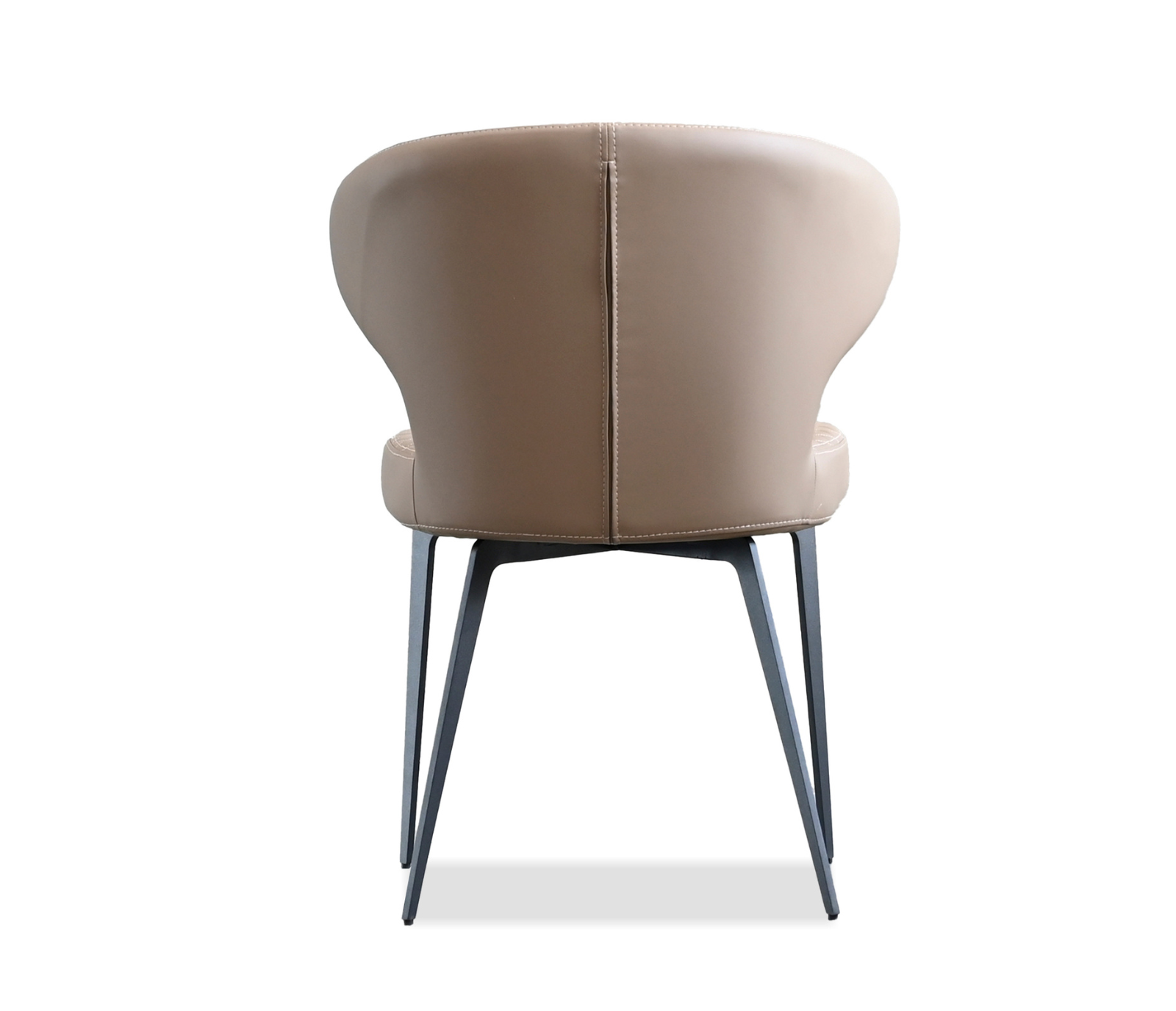Hug Side Chair - Russet Brown Leatherette