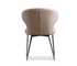 Hug Side Chair - Russet Brown Leatherette