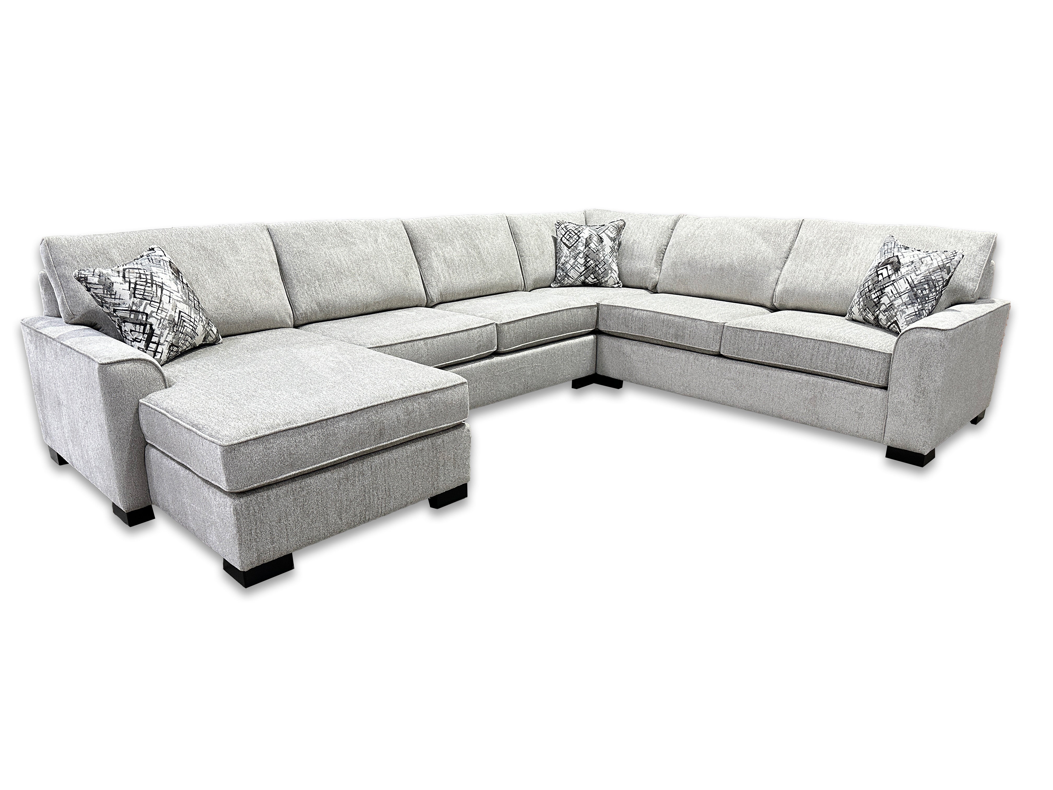 Moberly 4 Piece Sectional - Fabric - Custom