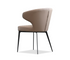 Hug Side Chair - Russet Brown Leatherette