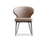 Hug Side Chair - Russet Brown Leatherette