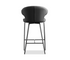 Hug Counter Stool - Jet Black Leatherette