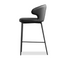Hug Counter Stool - Jet Black Leatherette