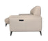 Ariella 3 Piece Sectional - Power Reclining w/ Power Headrests - Frost Leather