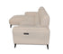 Ariella 3 Piece Sectional - Power Reclining w/ Power Headrests - Frost Leather