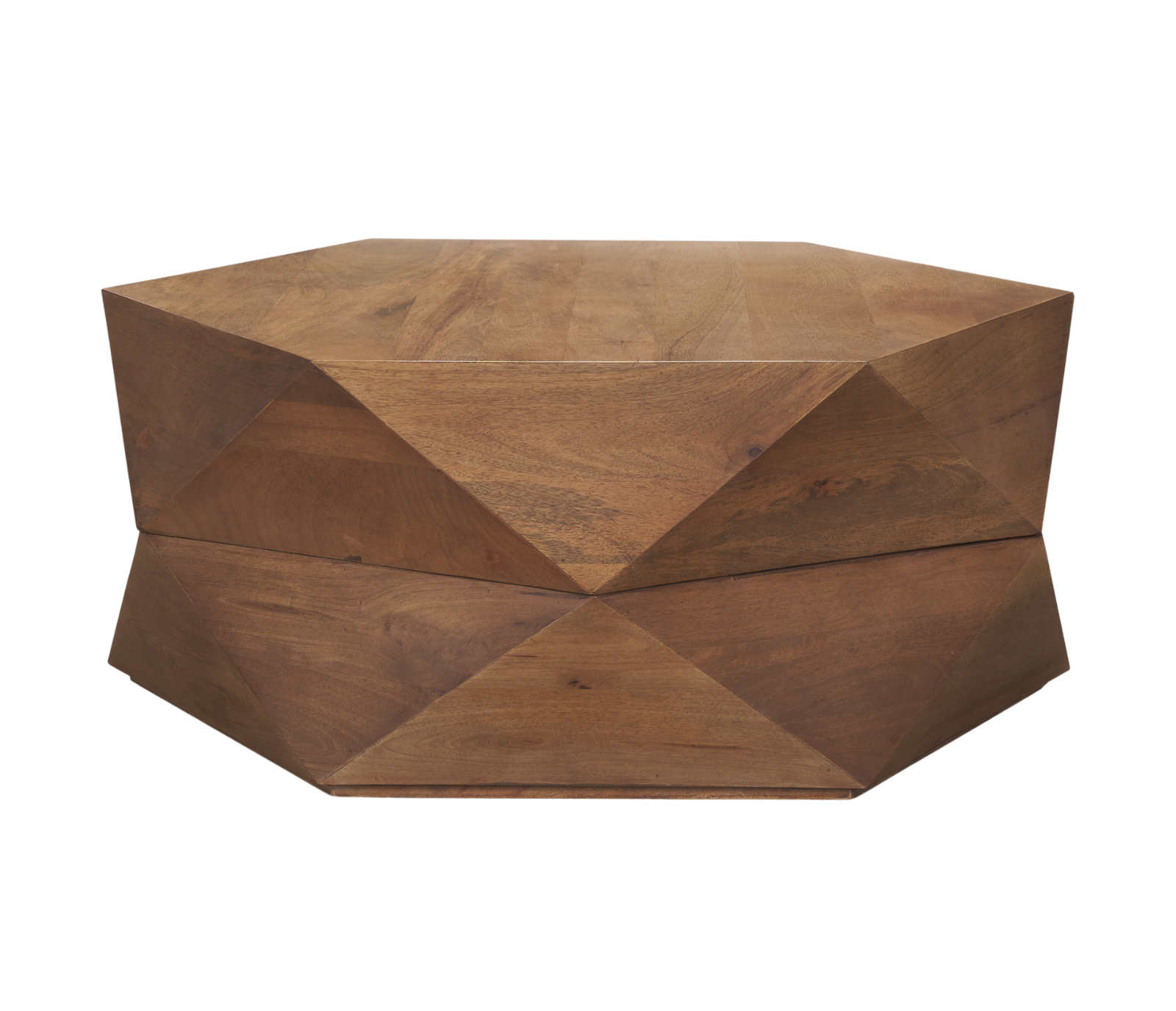 Arreto 36" Coffee Table - Medium Brown