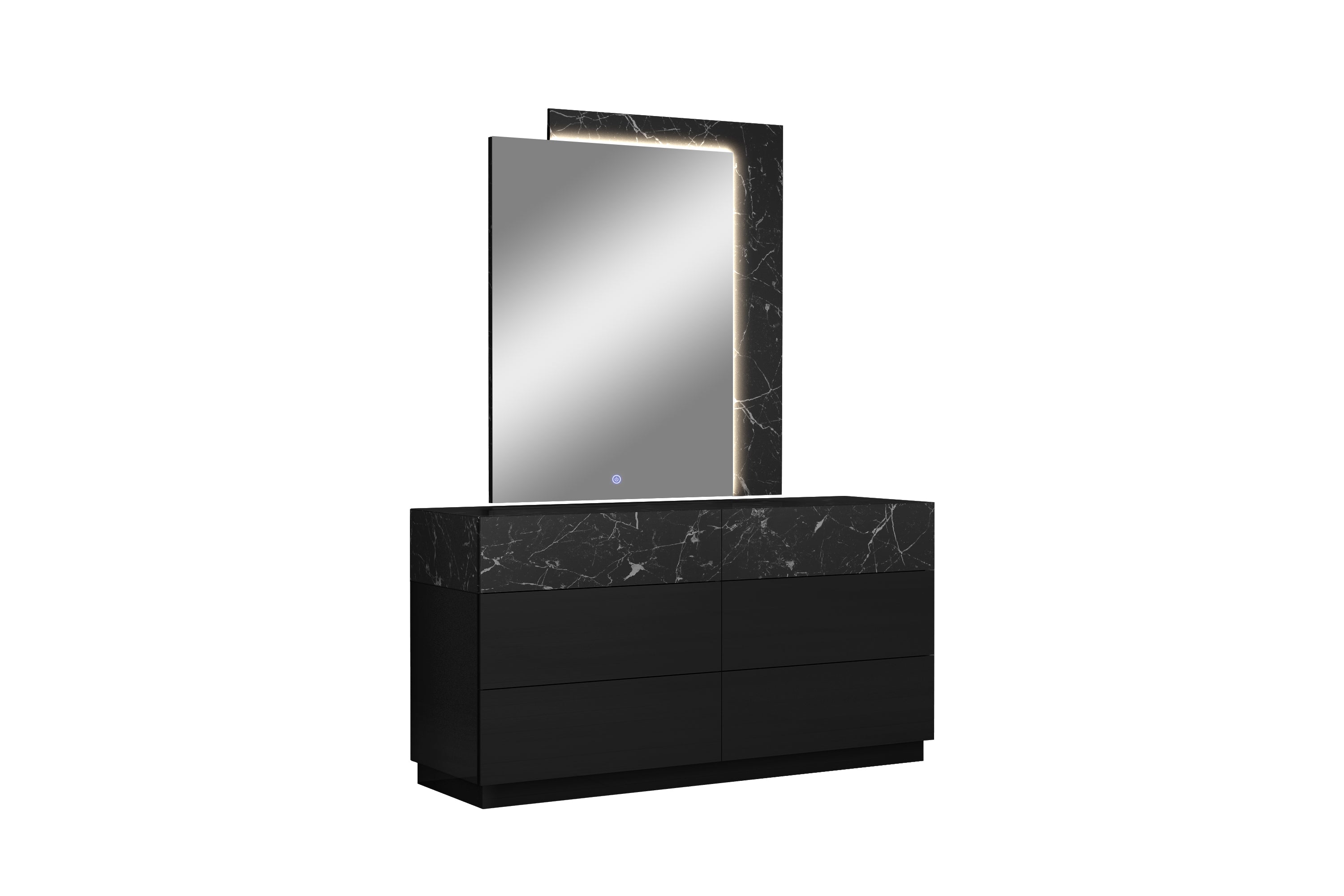 Astro 8-Piece Bedroom Set - Black