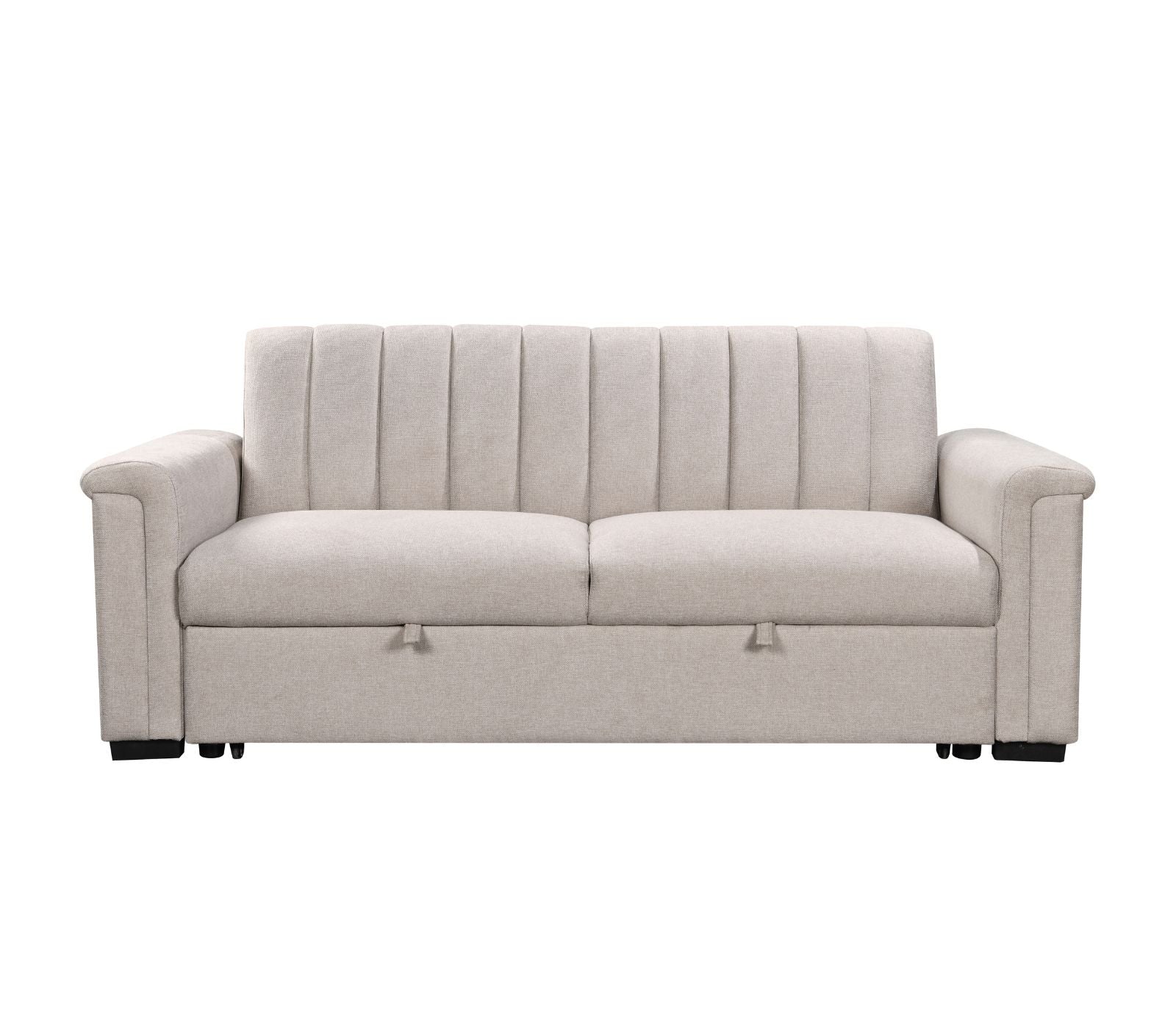 Avery Sofa w/ Pull-out Sleeper - Beige Fabric