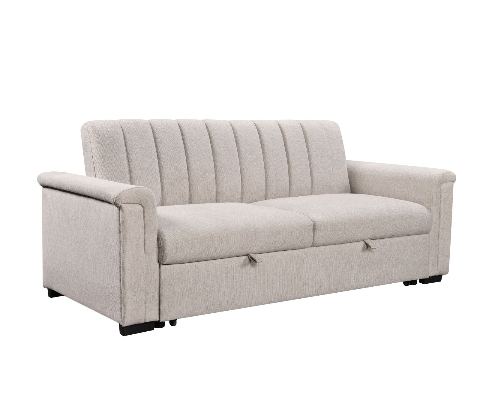 Avery Sofa w/ Pull-out Sleeper - Beige Fabric