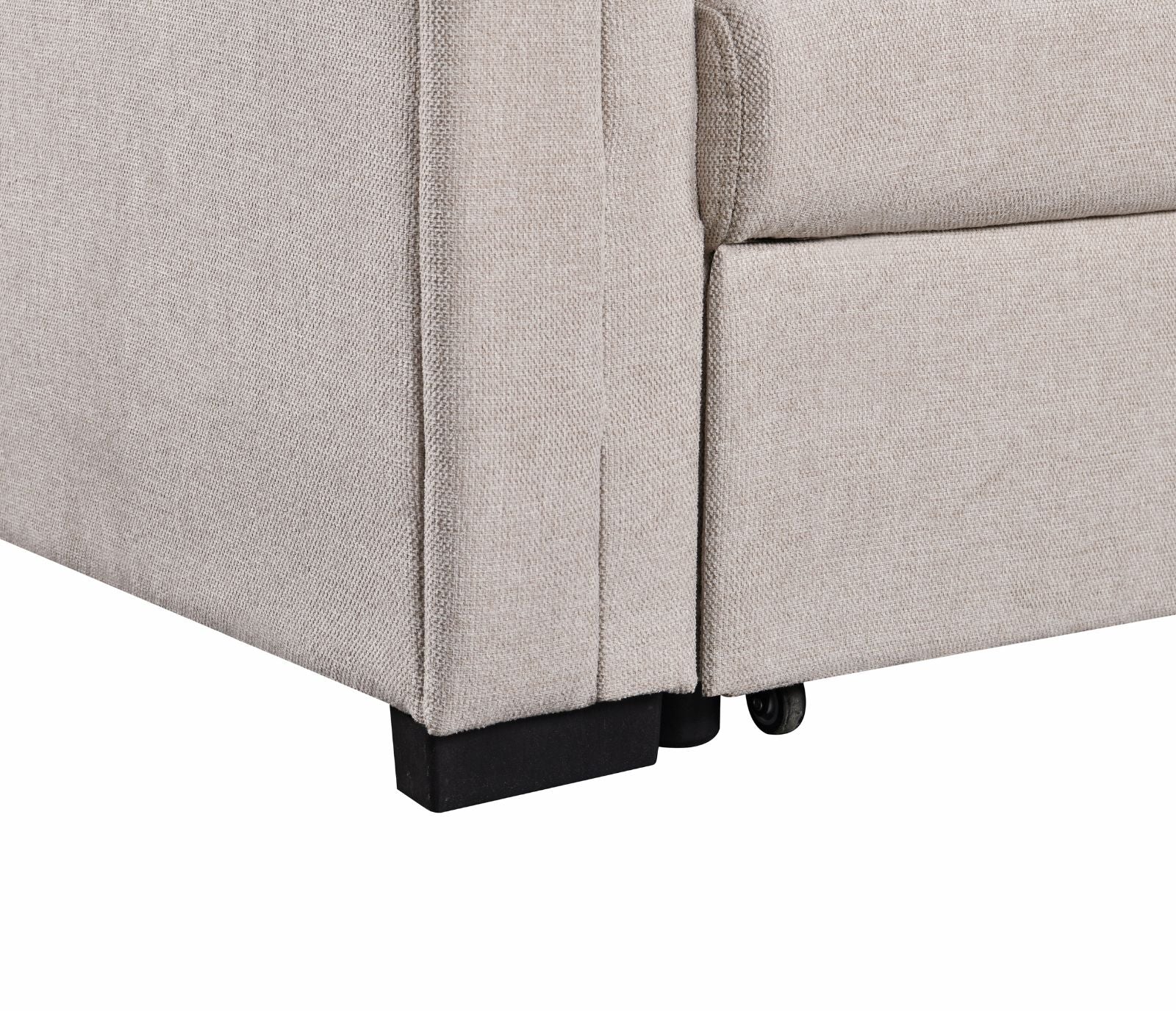 Avery Sofa w/ Pull-out Sleeper - Beige Fabric