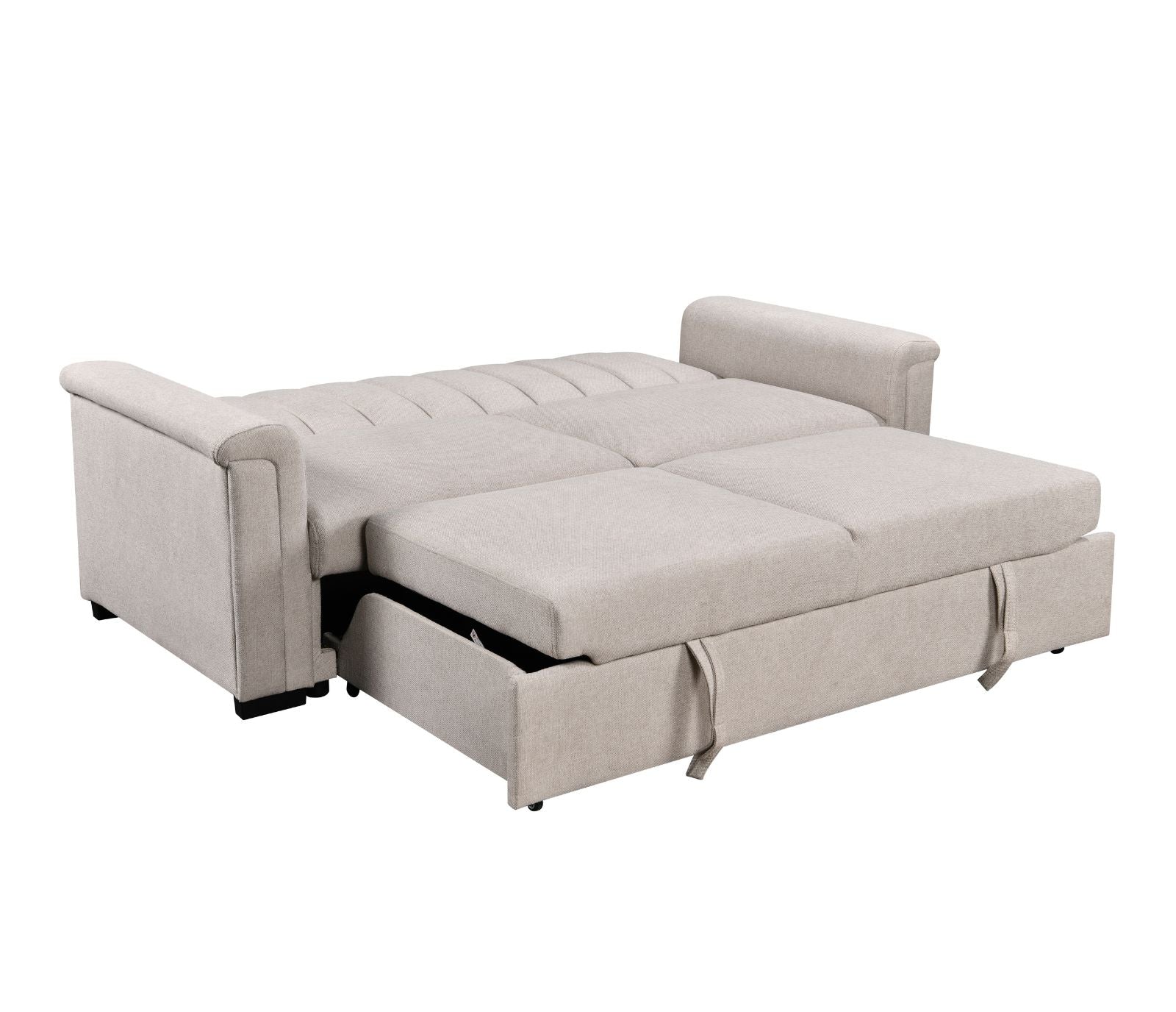 Avery Sofa w/ Pull-out Sleeper - Beige Fabric