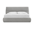 Lunar Upholstered Lift Storage Bed - Oat Fabric