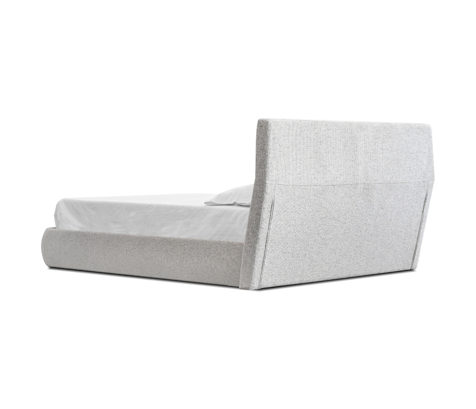 Lunar Upholstered Lift Storage Bed - Oat Fabric