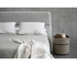 Lunar Upholstered Lift Storage Bed - Oat Fabric
