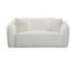 Bellini Loveseat - Ivory Boucle Fabric