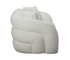 Bellini Loveseat - Ivory Boucle Fabric
