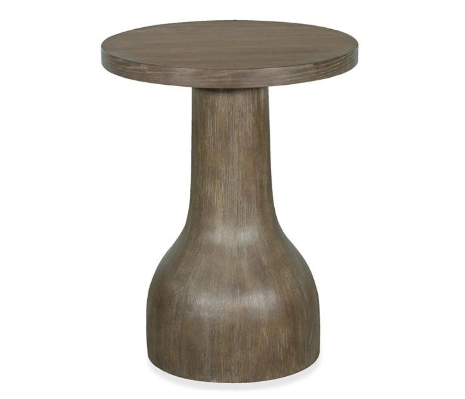 Bosley - Round Accent Table - Light Brown Porpoise