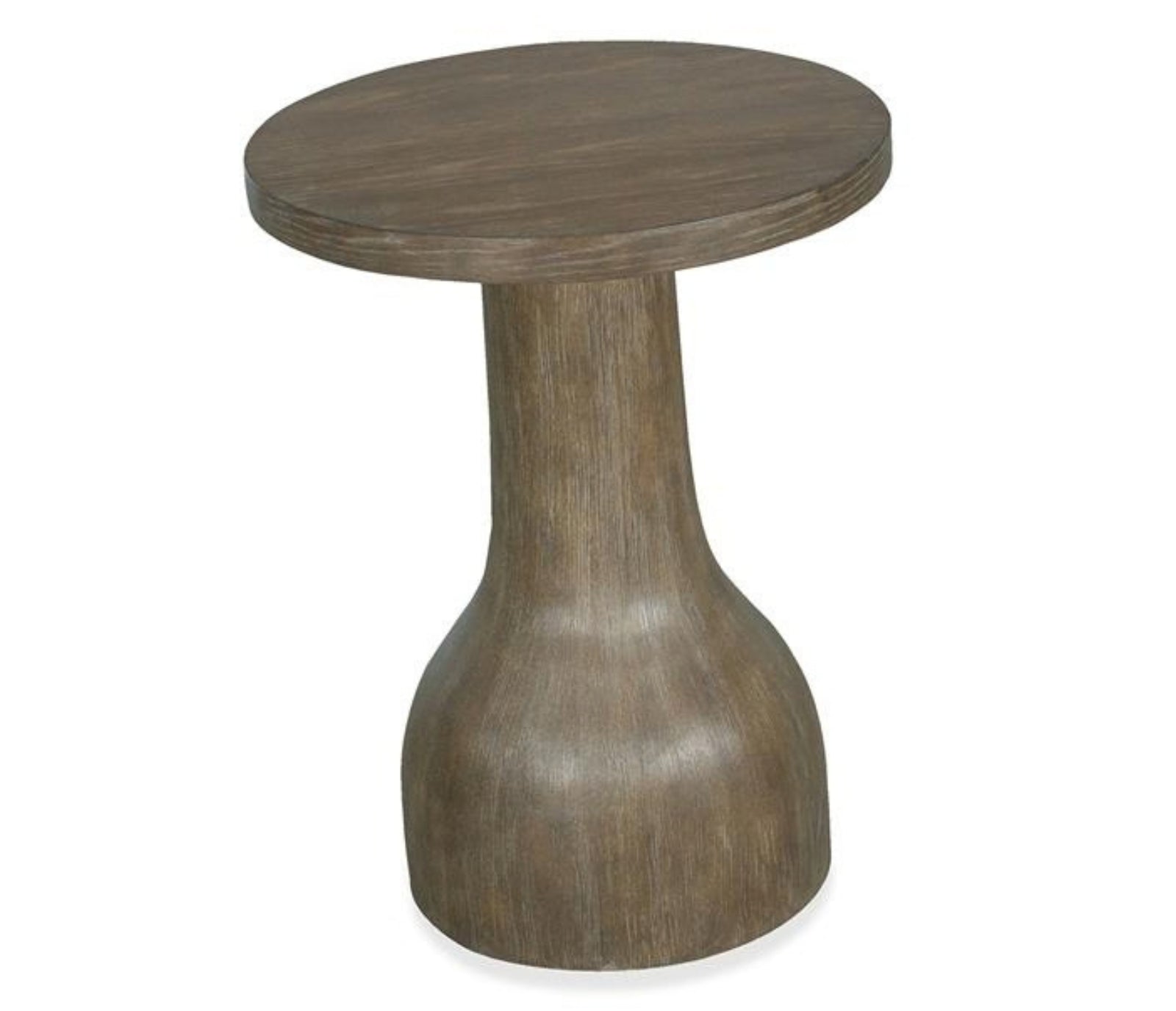 Bosley - Round Accent Table - Light Brown Porpoise