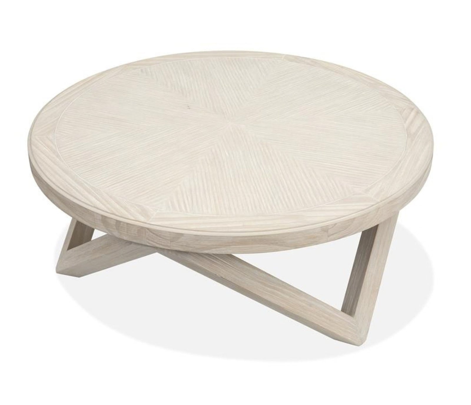 Bostwick - Round Coffee Table - Coconut Cream