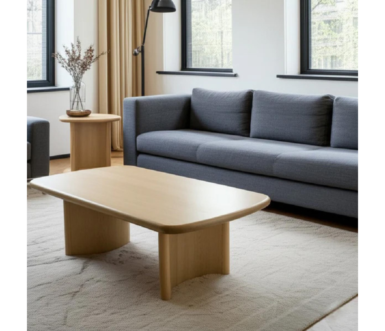 Brielle Coffee Table - Light Oak