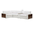 Brixton 6 Piece Sectional - Wheat Fabric