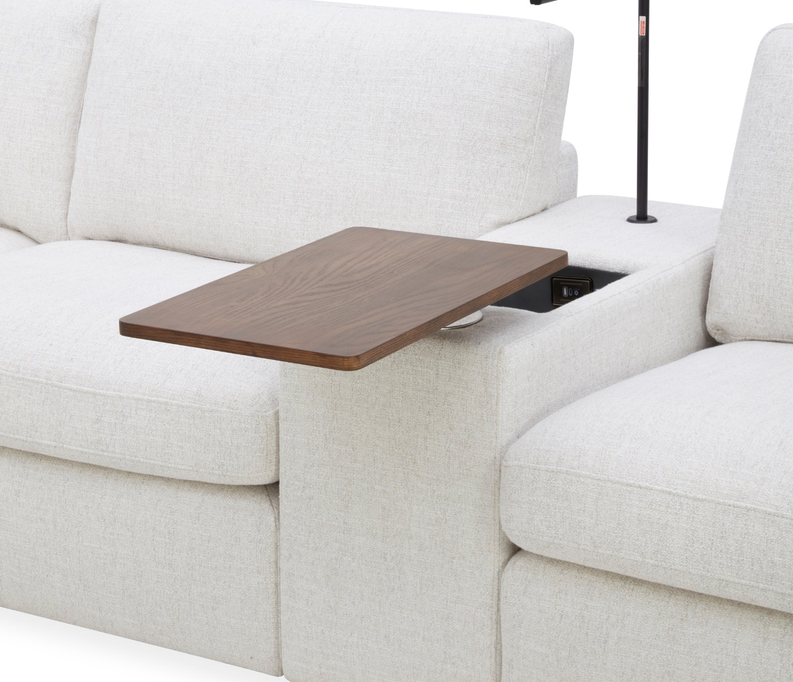 Brixton 6 Piece Sectional - Wheat Fabric