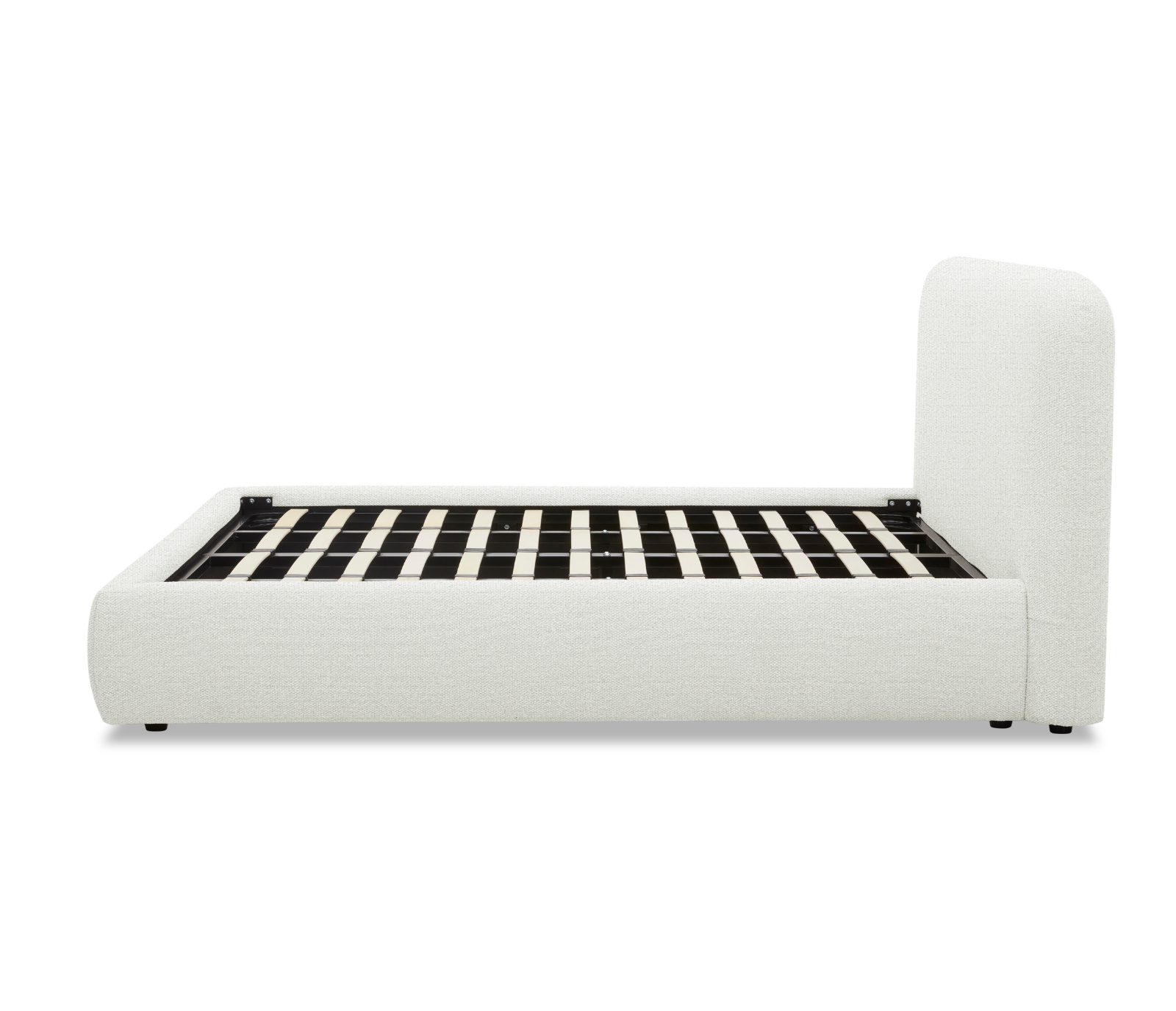 Cascade Upholstered Bed - Pearl Fabric