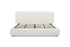 Cascade Upholstered Bed - Pearl Fabric