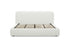 Cascade Upholstered Bed - Pearl Fabric
