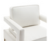 Capo Accent Chair - Cream Velvet Fabric