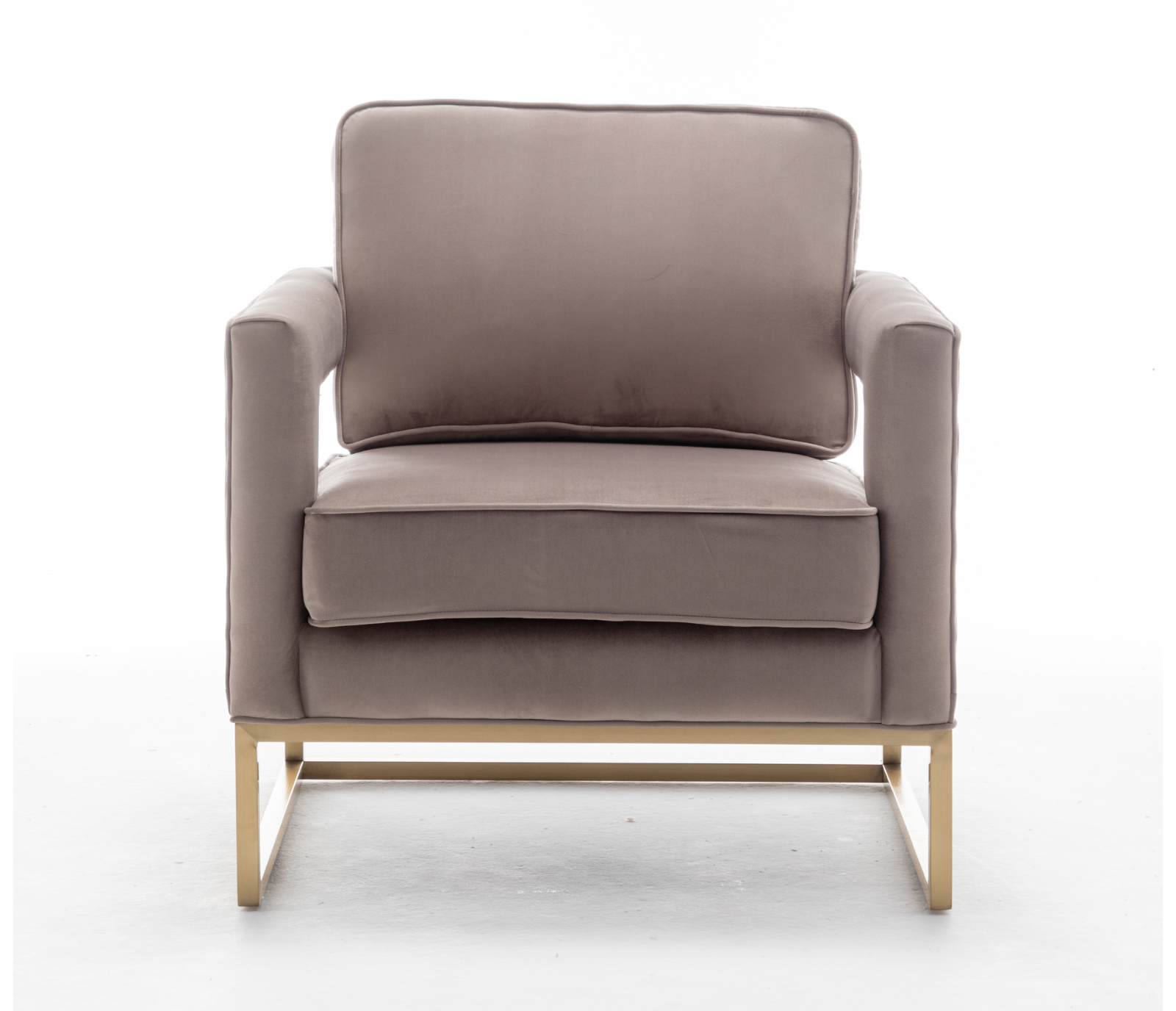 Capo Accent Chair - Dark Grey Velvet Fabric
