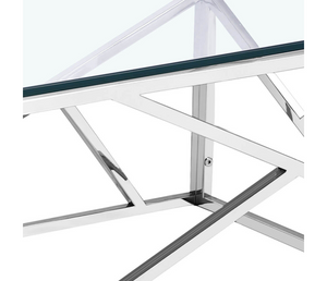 Cartier Sofa Table - Silver