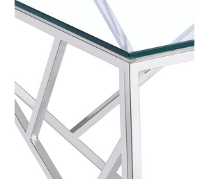Cartier Sofa Table - Silver