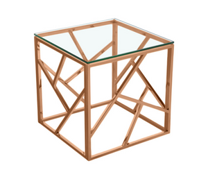 Cartier End Table - Rose Gold