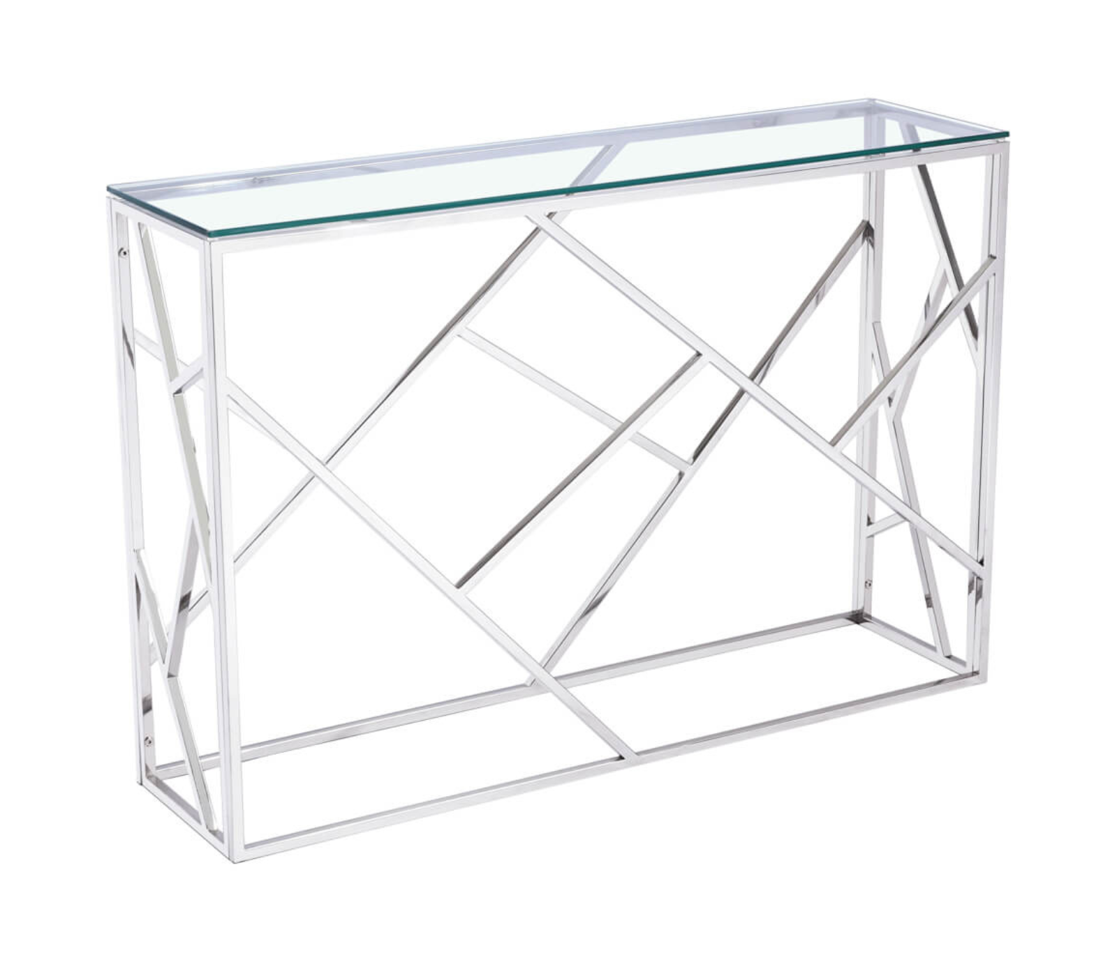 Cartier Sofa Table - Silver