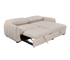 Cirrus 2 Piece Sectional w/ Pull-Out Sleeper - Natural Fabric
