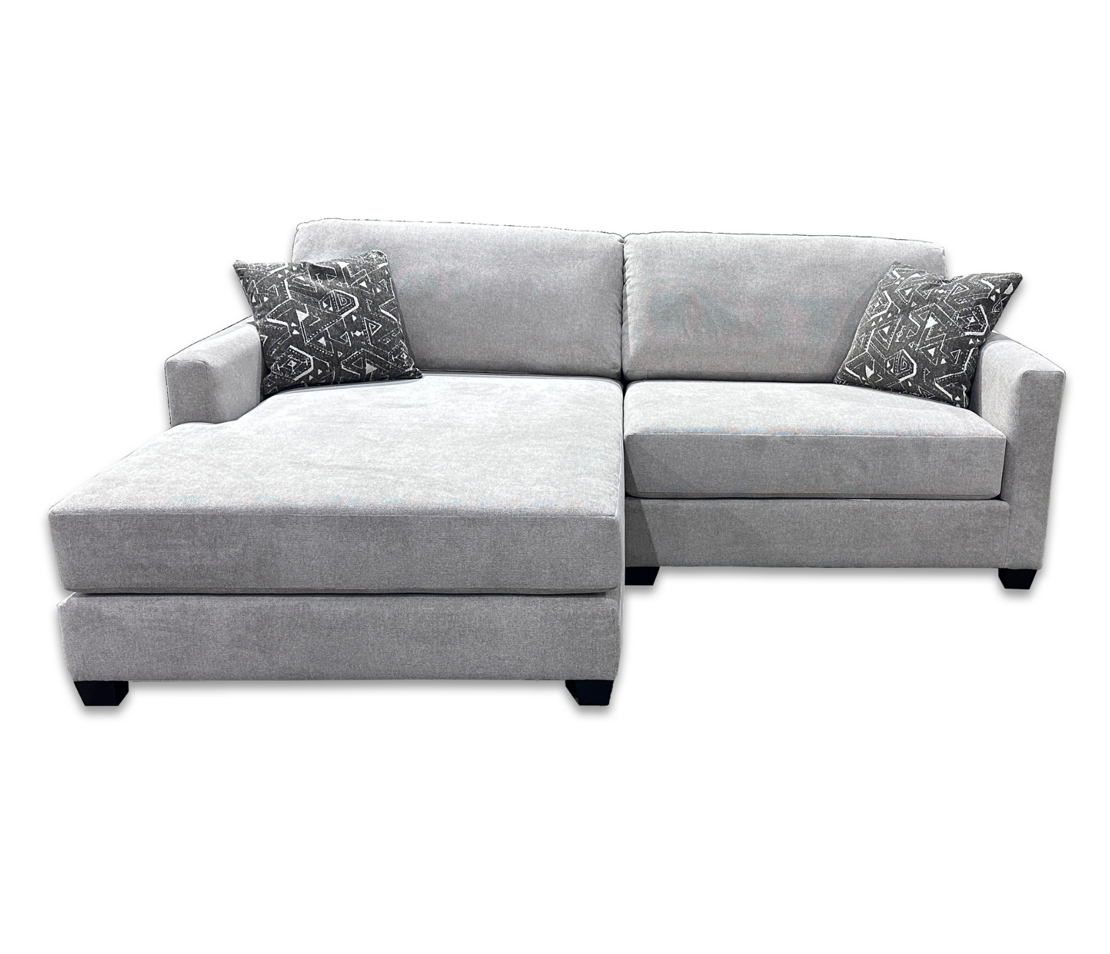 City 2 Piece Sectional w/ Reversible Chaise - Custom - Fabric