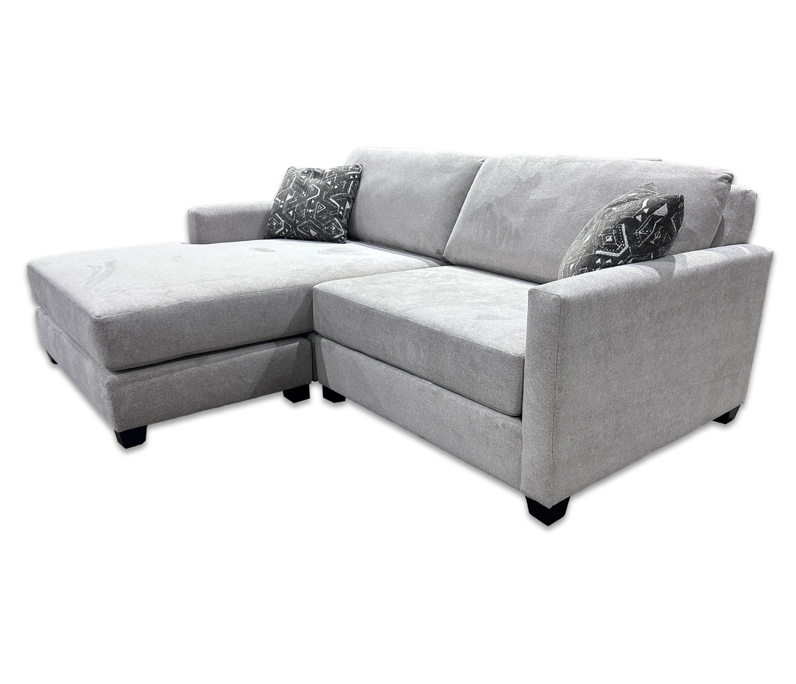 City 2 Piece Sectional w/ Reversible Chaise - Custom - Fabric