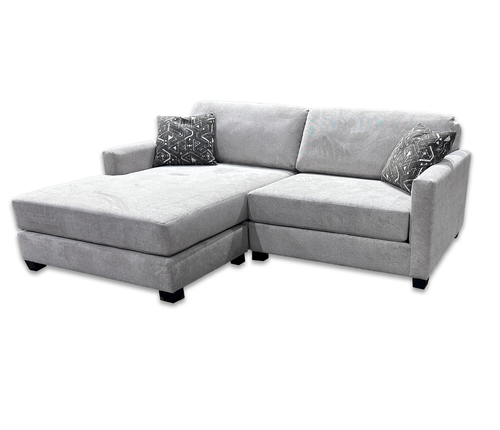 City 2 Piece Sectional w/ Reversible Chaise - Custom - Fabric