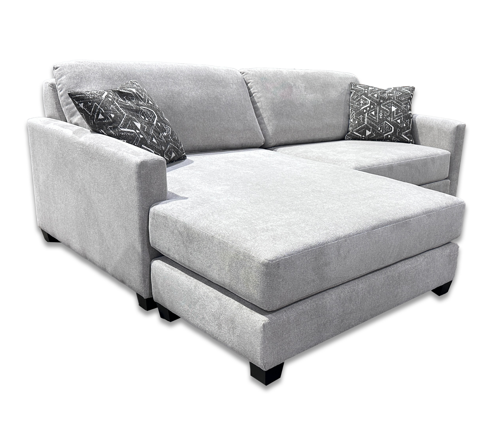City 2 Piece Sectional w/ Reversible Chaise - Custom - Fabric