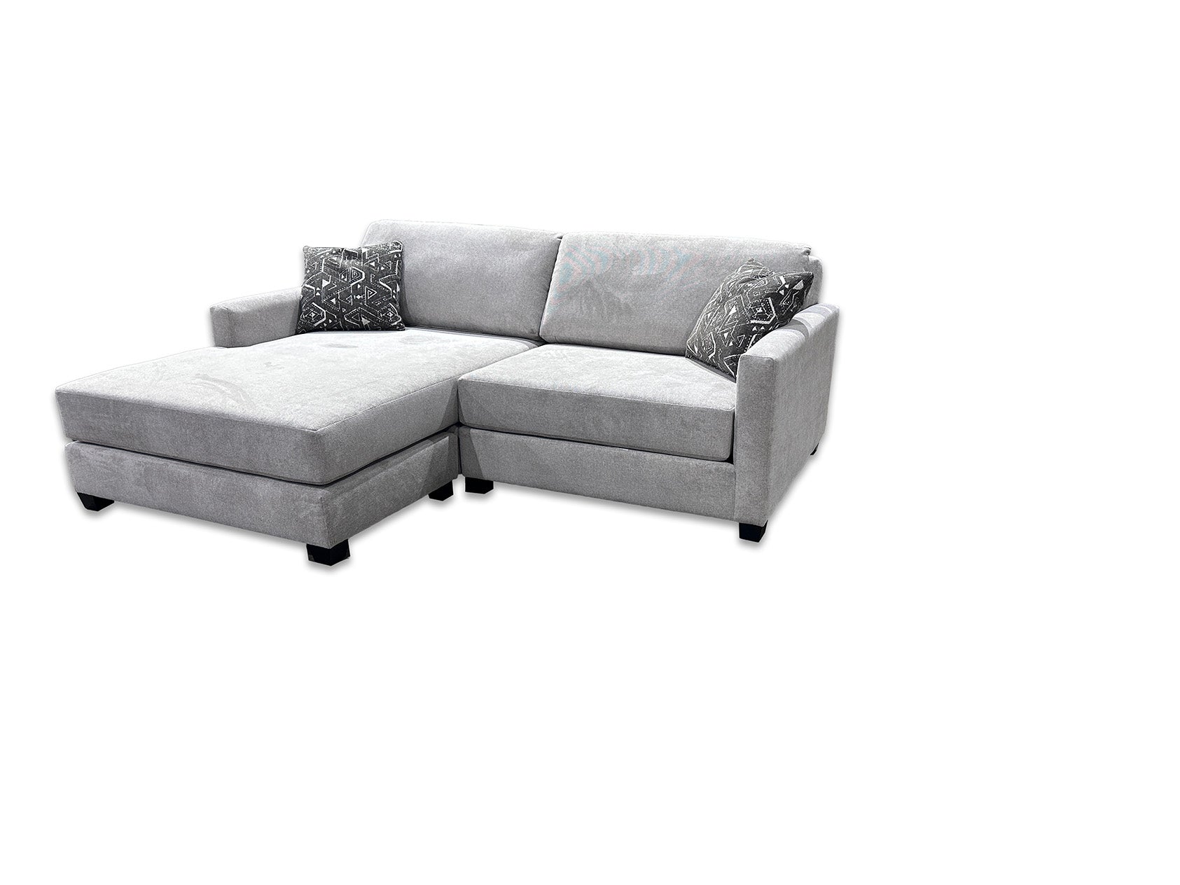 City 2 Piece Sectional w/ Reversible Chaise - Fabric - Custom